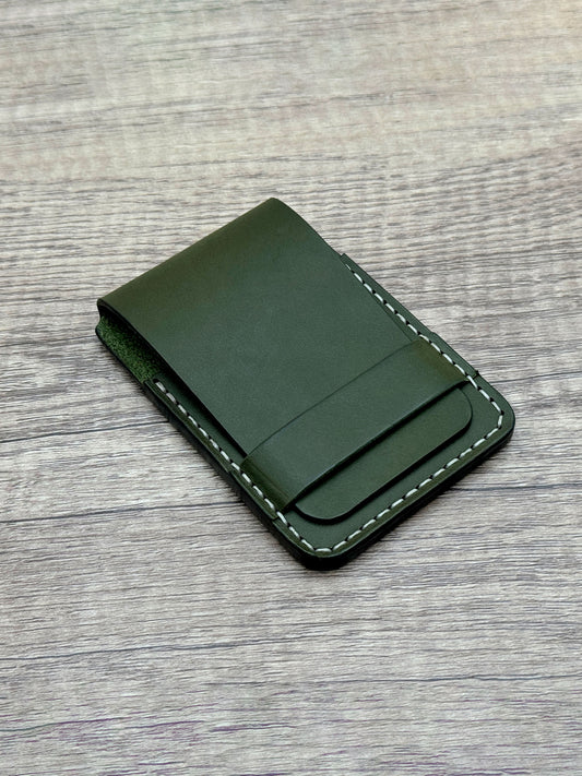 Newport Flap Wallet - Olive Green