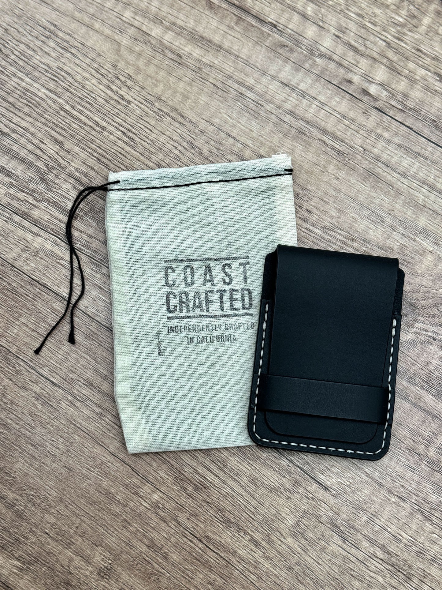 Newport Flap Wallet - Black