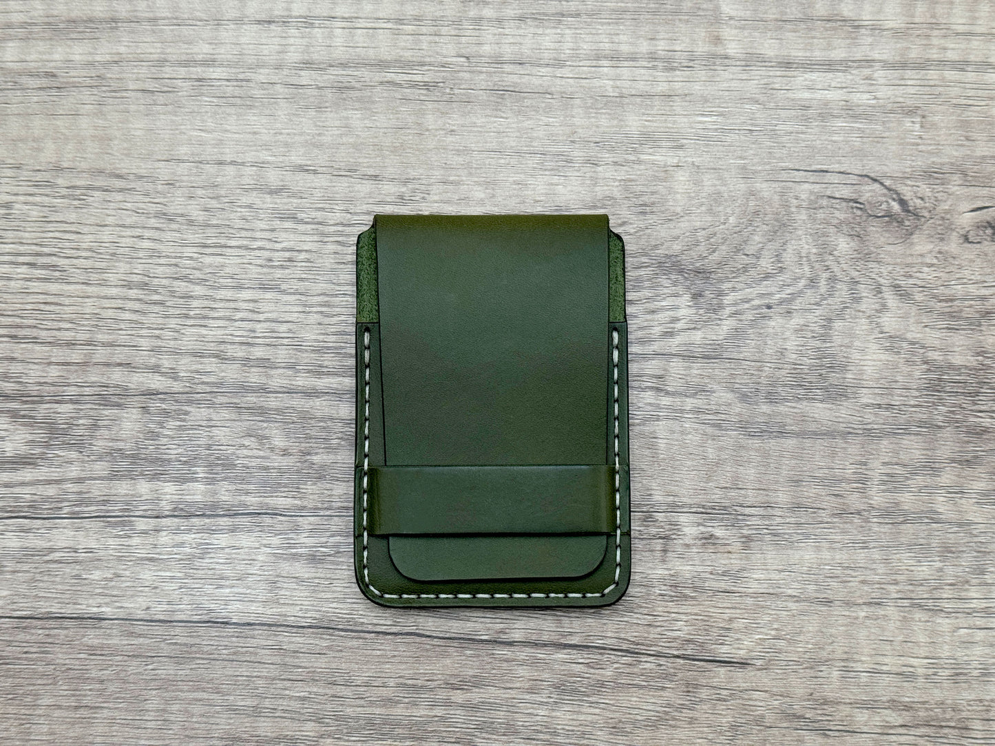 Newport Flap Wallet - Olive Green