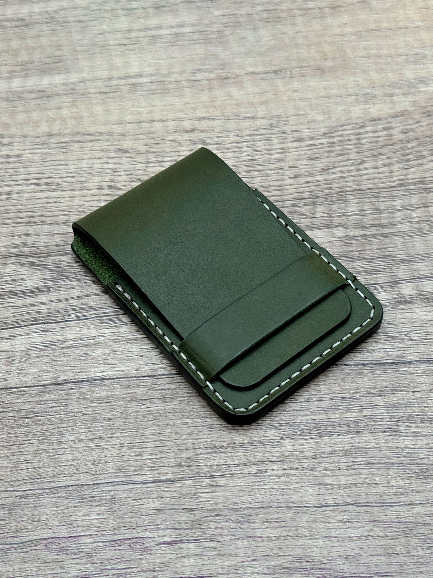 Newport Flap Wallet - Olive Green