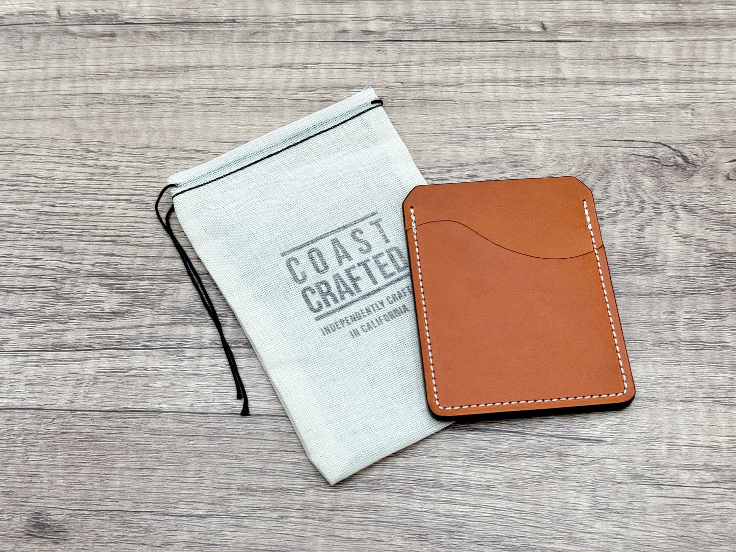 Stinson Slim - 2 Pocket Slim Card Wallet - Caramel